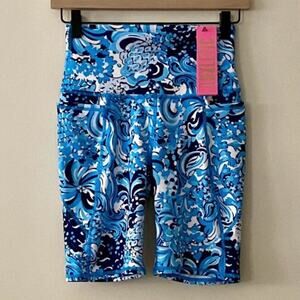 NEW Sz Small Lilly Pulitzer UPF 50+ Luxletic 8" South Beach High Rise Bike Short